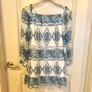 BCBG off the shoulder dress